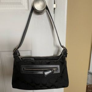 Black small authentic Coach purse
